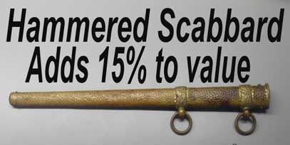 Hammered Scabbard