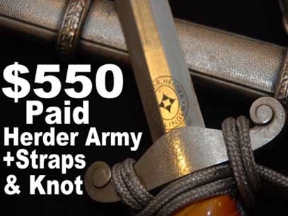 Herder army dagger price