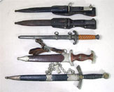 group of daggers