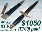 Helbig DLV knife valuation