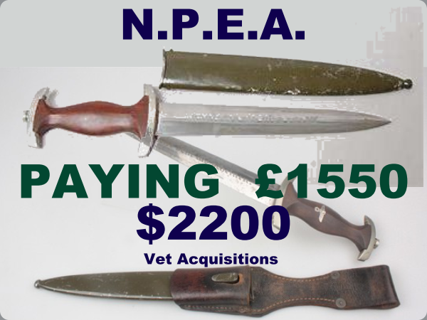 2020 prices for Nazi daggers