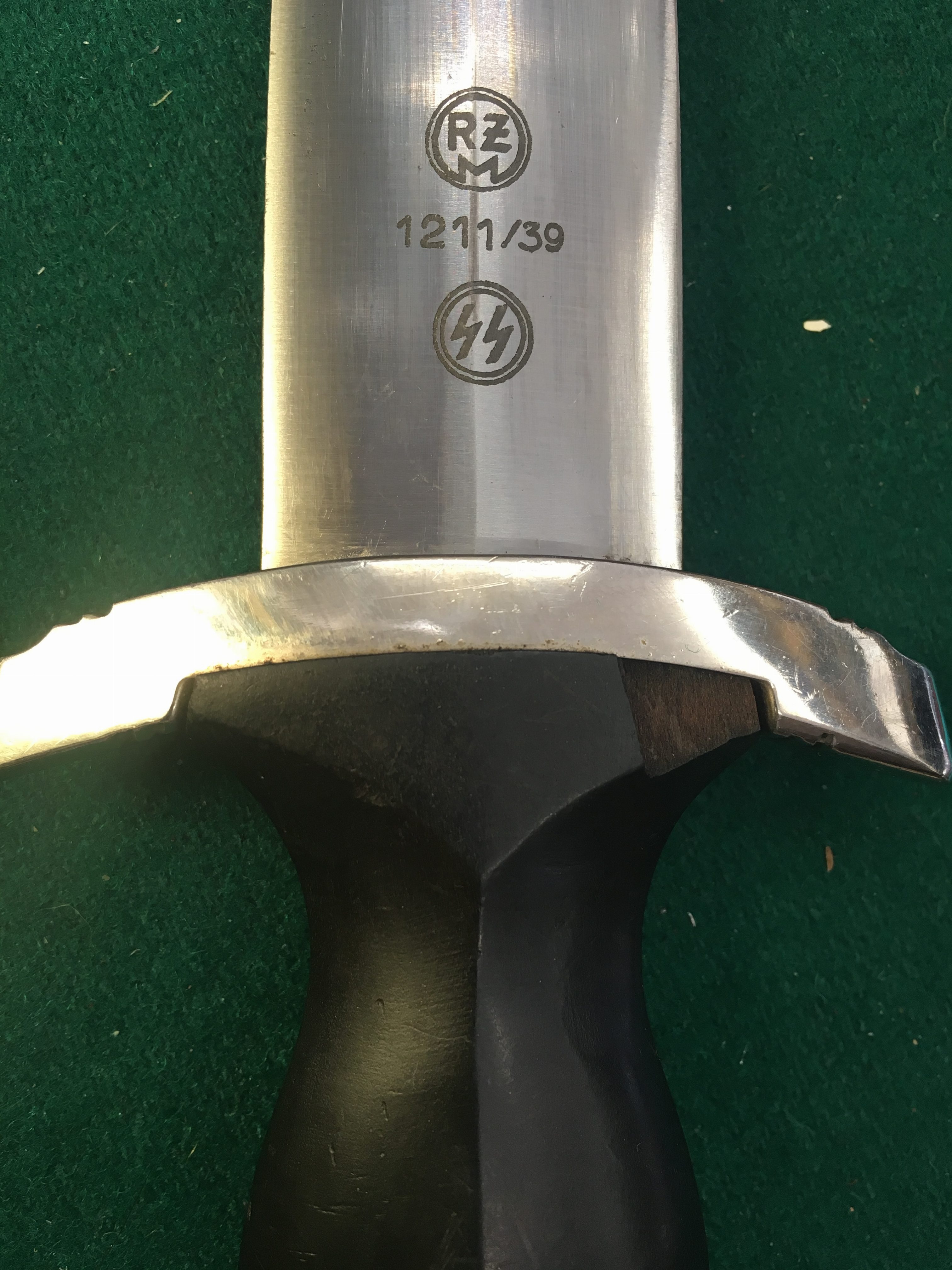 RZM 1211/39 SS Mans Dagger Meine ehre heibst true Dagger